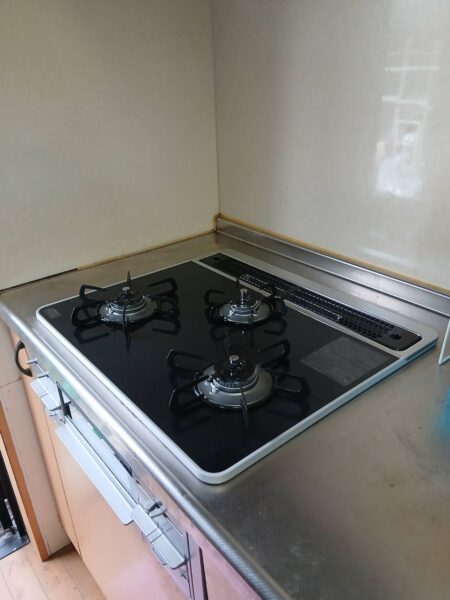 糸島市　Ｔ様邸　ビルトインコンロリフォーム