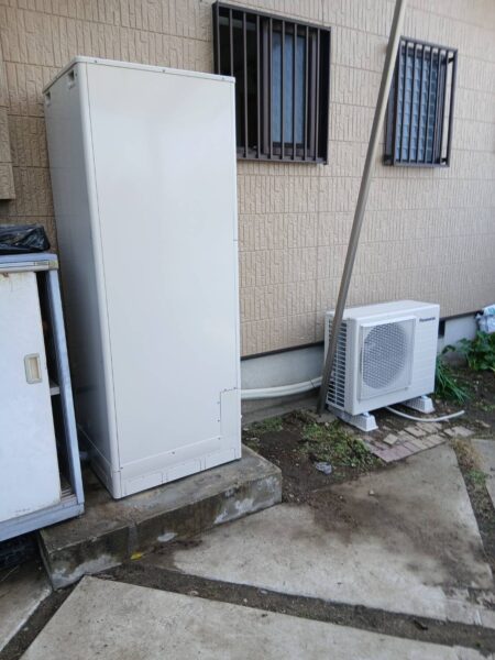 福岡市　西区　M様邸　電気温水器⇒エコキュート交換他