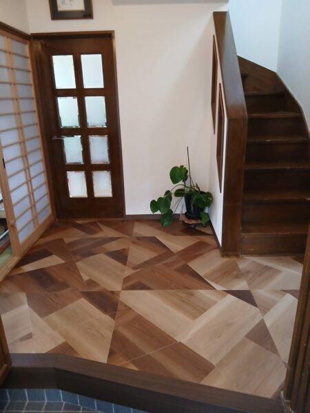 糸島市　Ｓ様邸　クロス・フロアタイル交換