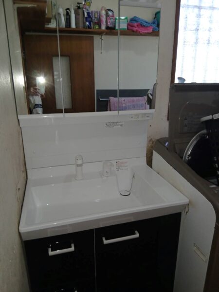 糸島市　Ｓ 様　邸　洗面化粧台リフォーム